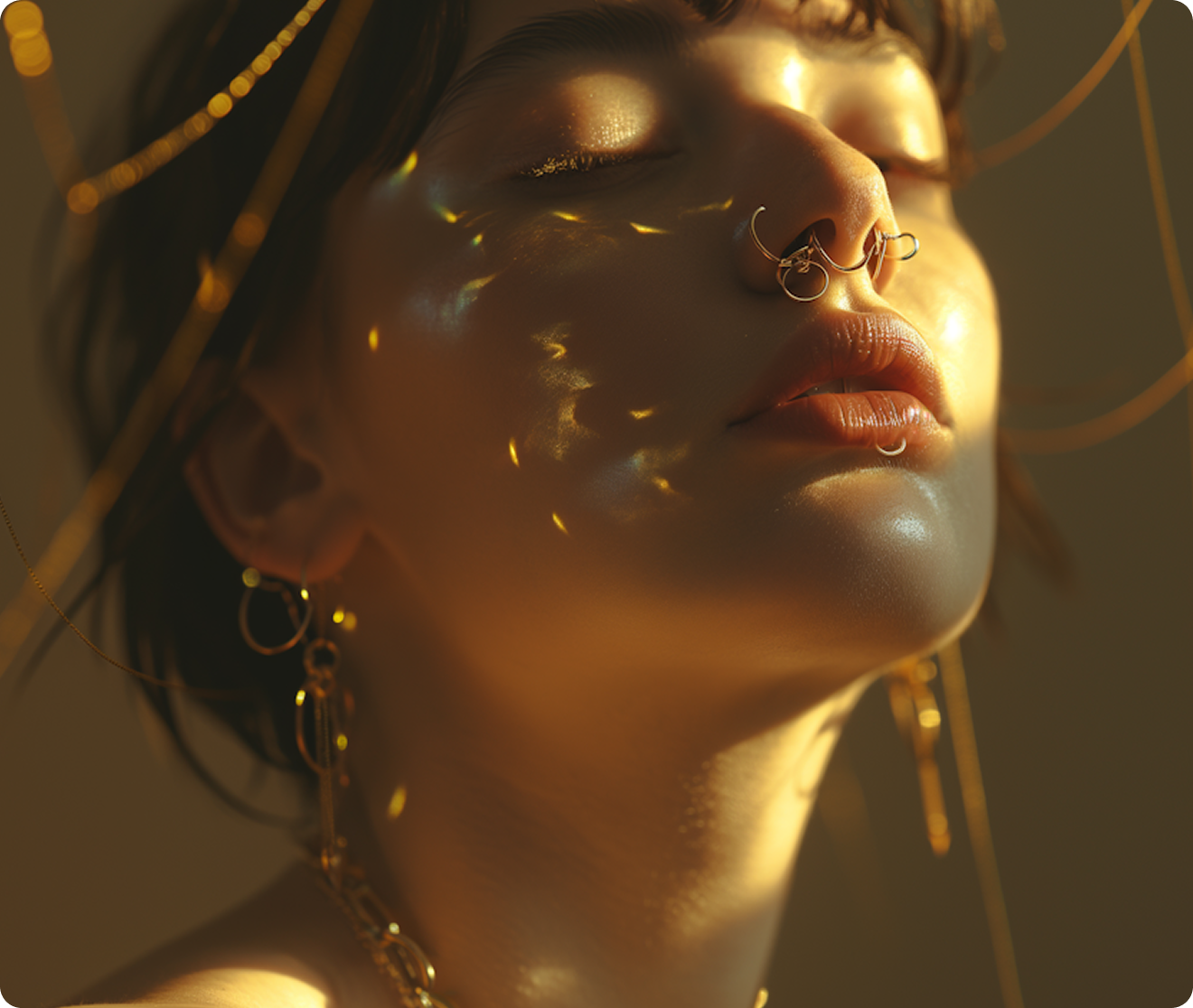 Golden Glow Statement Pieces