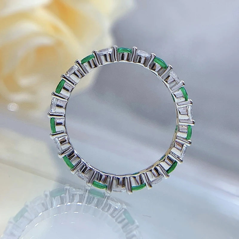 Esme Emerald Light Ring