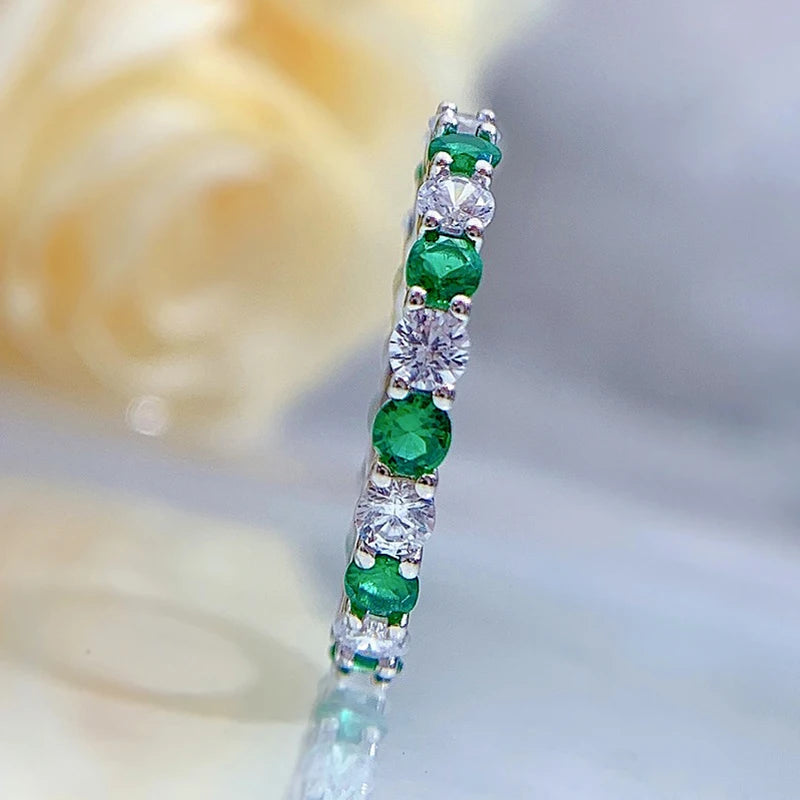 Esme Emerald Light Ring
