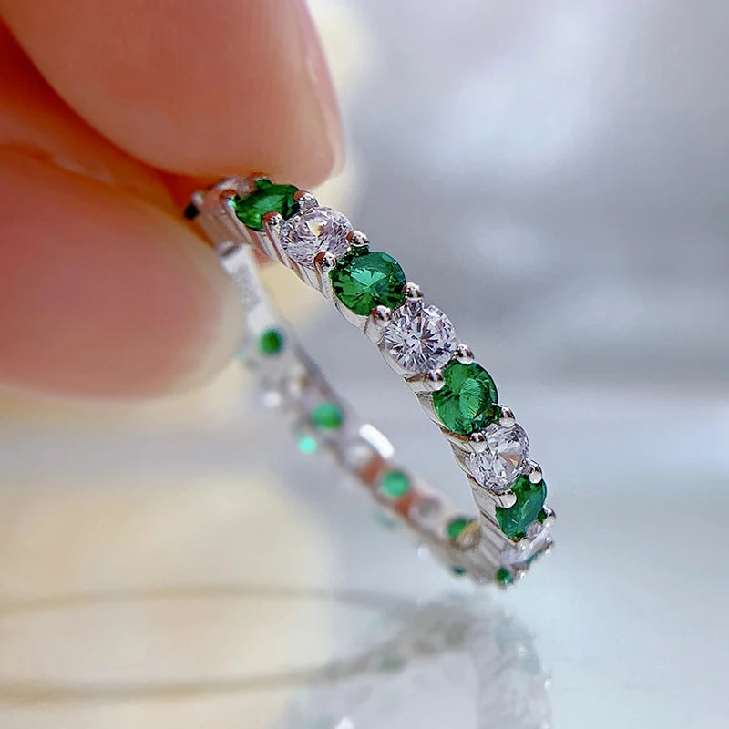 Esme Emerald Light Ring