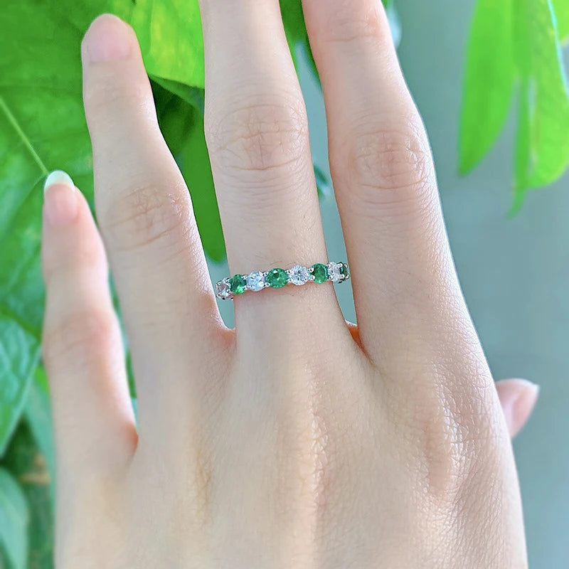 Esme Emerald Light Ring