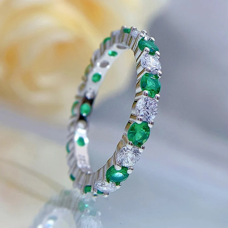 Esme Emerald Light Ring