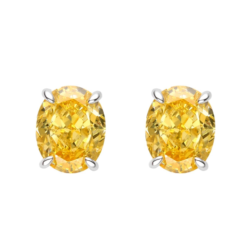 Tara Oval Zircon Studs