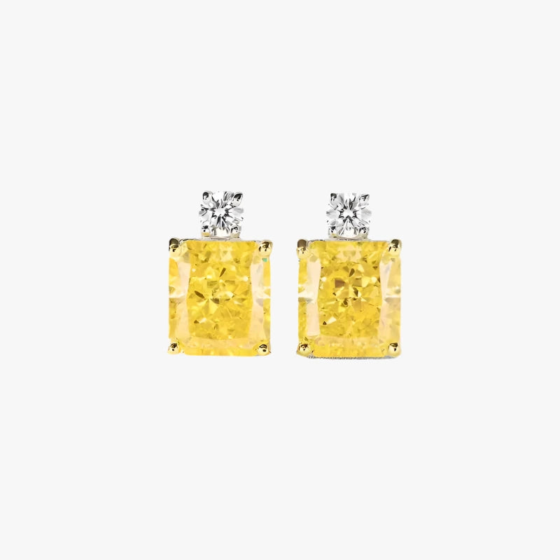 Zina Yellow Scent Studs