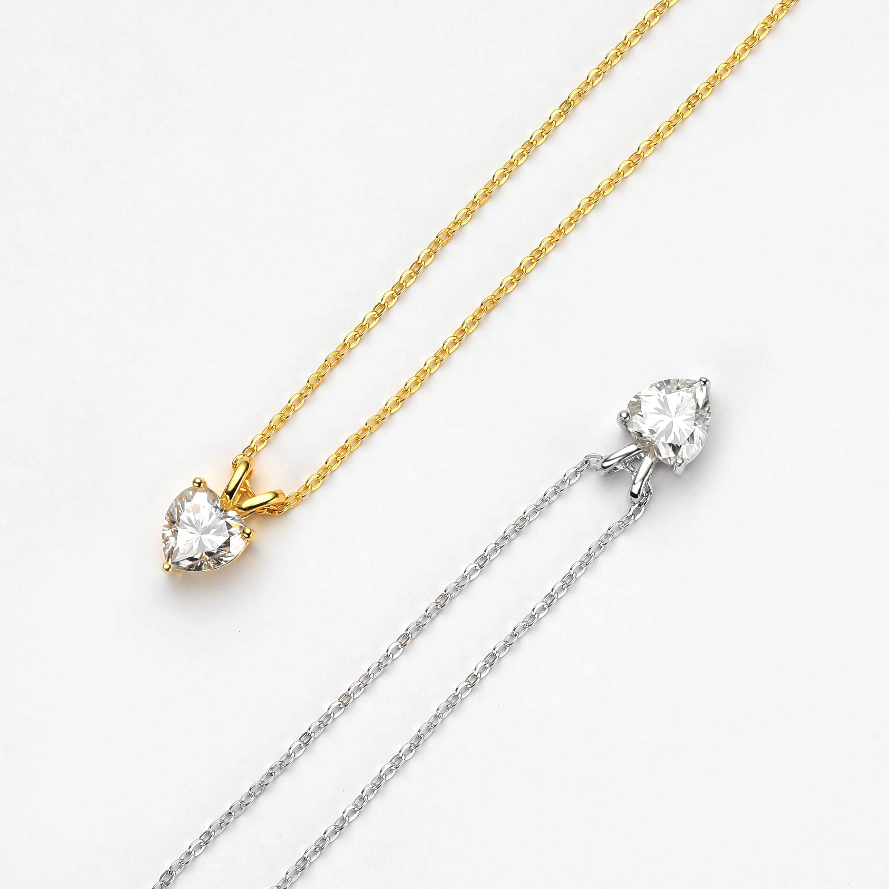 Vina Heart Moissanite