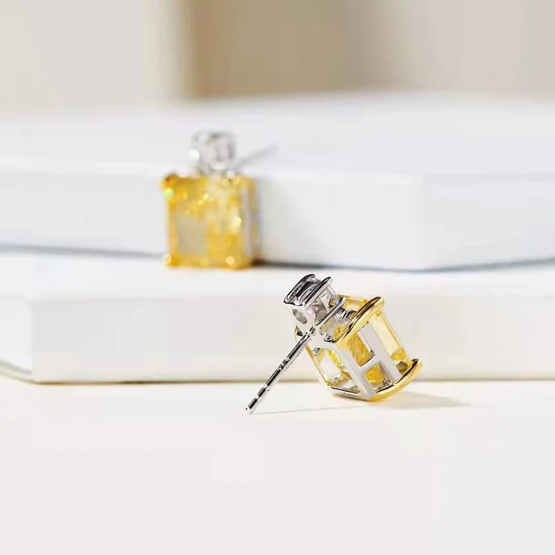 Zina Yellow Scent Studs