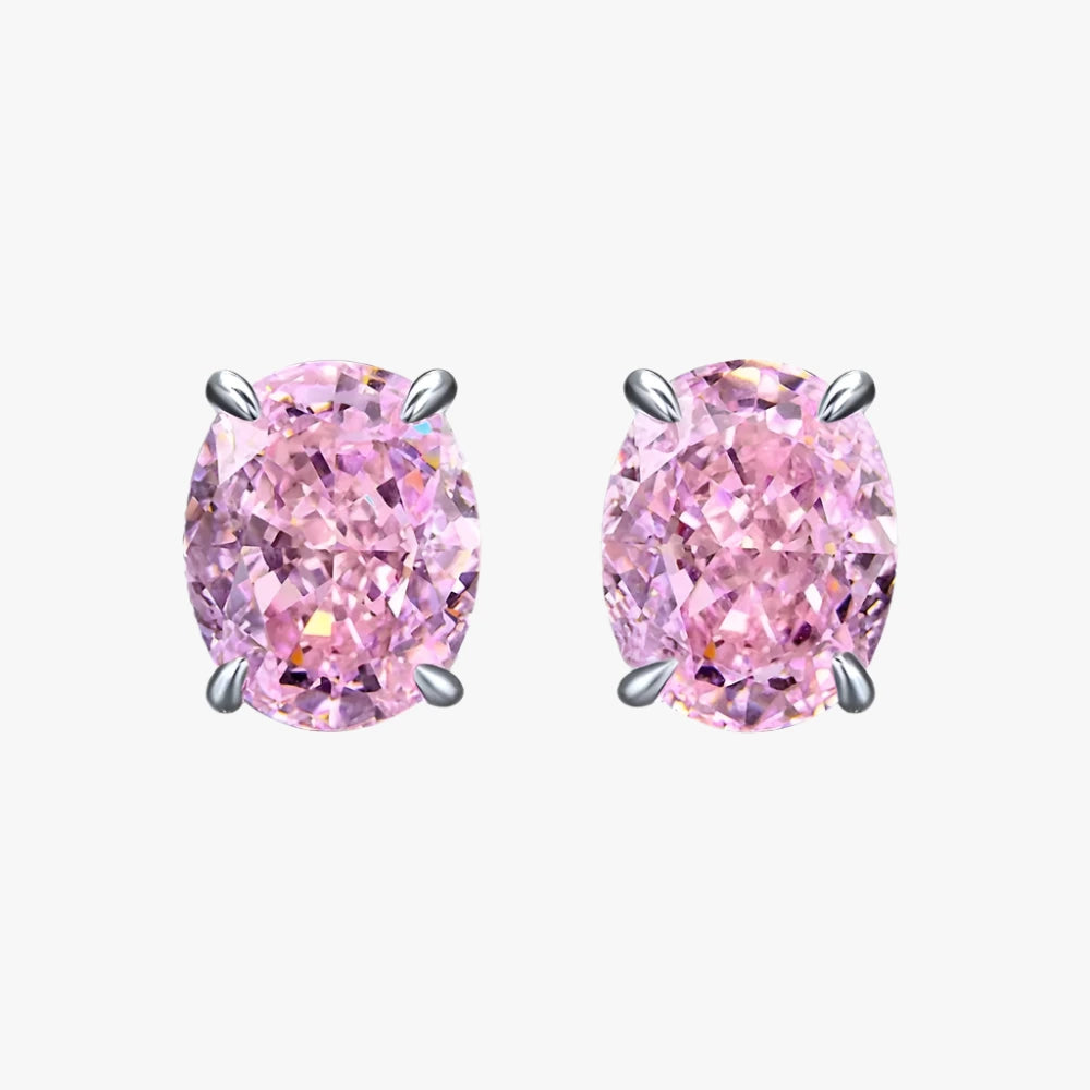 Tara Oval Zircon Studs