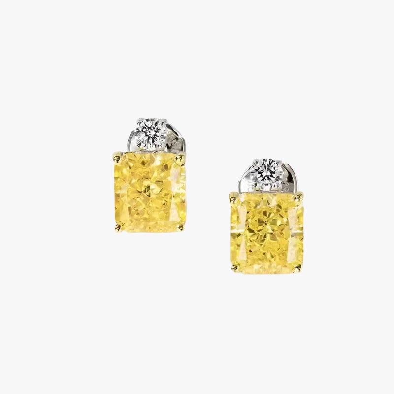 Zina Yellow Scent Studs