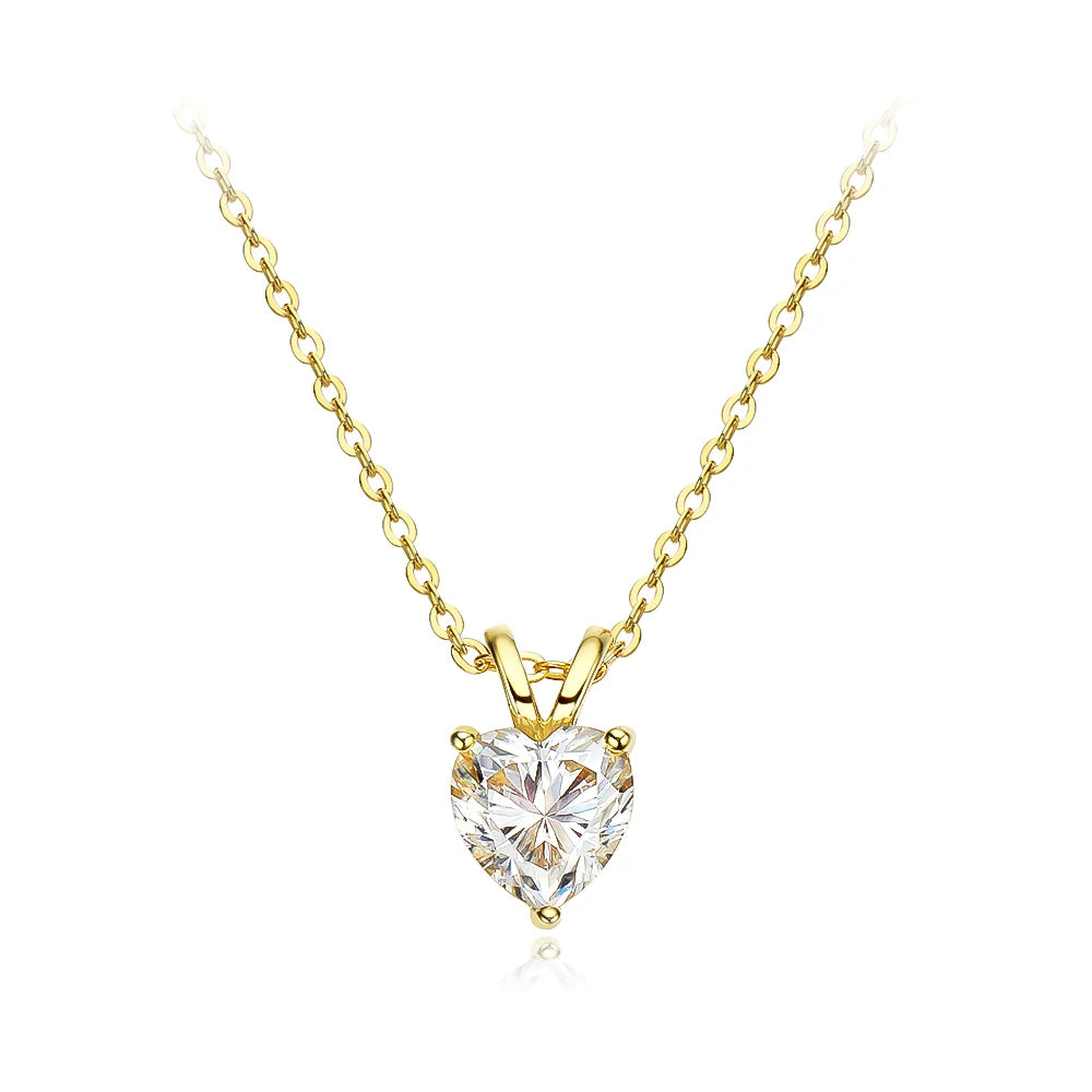 Vina Heart Moissanite
