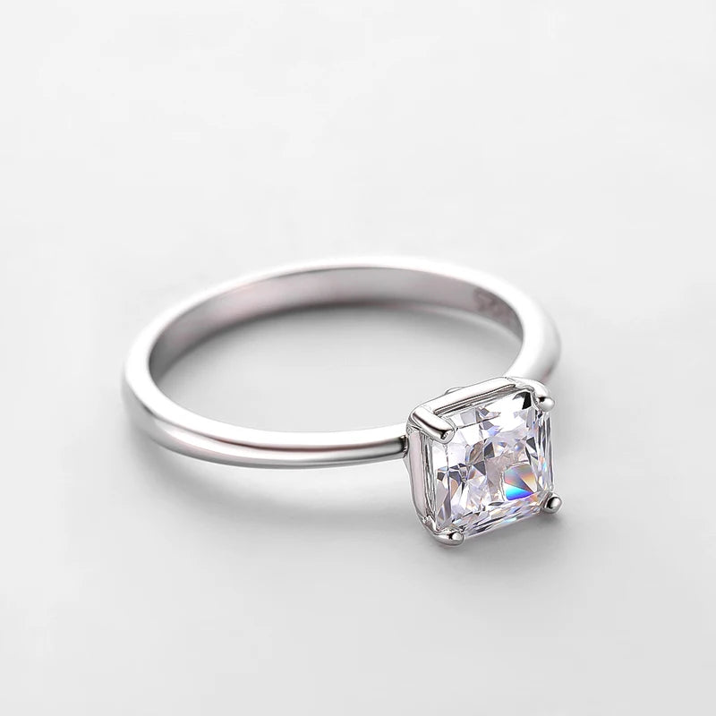 Zyra Square Spark Ring