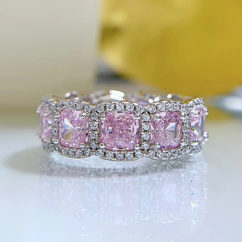 Syra Square Glow Ring