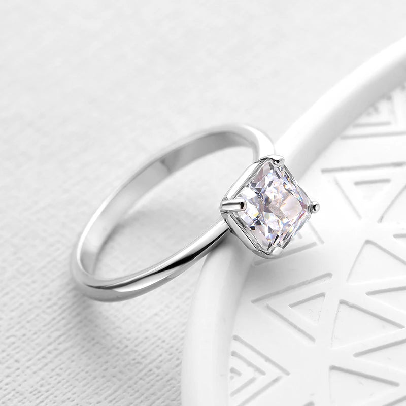 Zyra Square Spark Ring